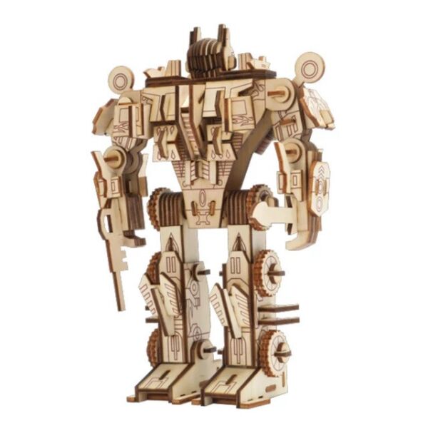 

3D деревянный пазл конструктор MooKids ROBOT 1 (ML007)