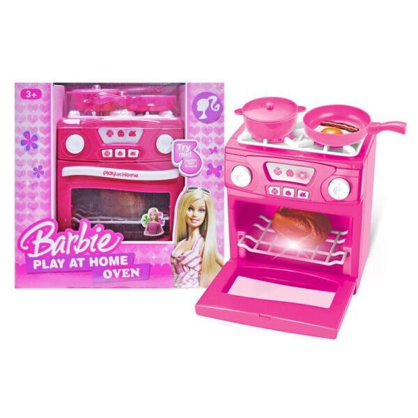 

Кухонная плита "Barbie" озвучена, со светом, в коробке, QF26131BA р.29,5 * 13,5 * 28см.