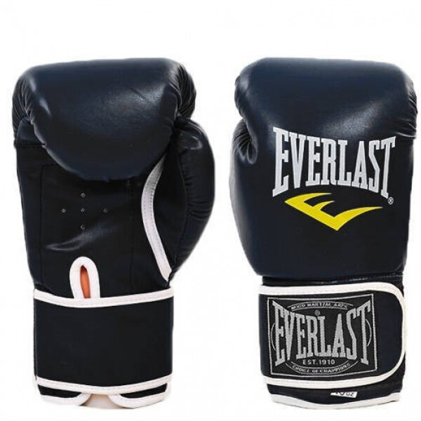 

Перчатки боксерские Кожа PU Everlast (BO-3987) 12 унций Черный