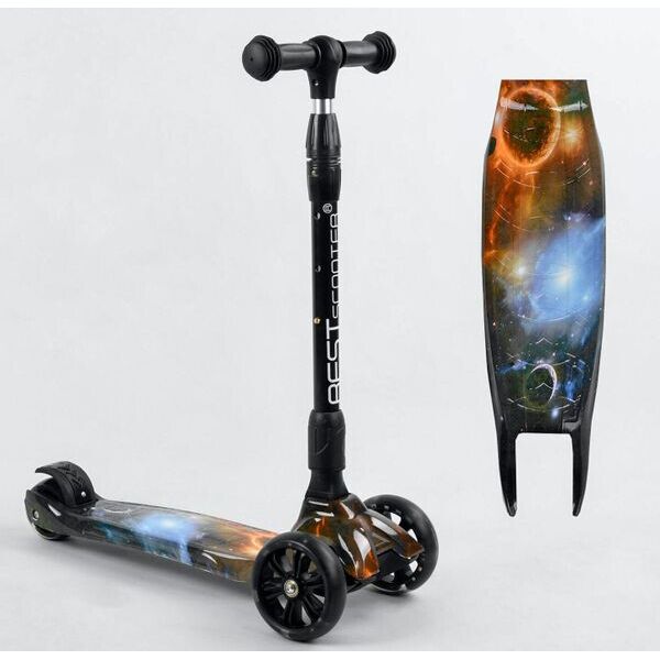 

Детский Трехколесный самокат Best Scooter Smart Maxi Планеты (wo7514)