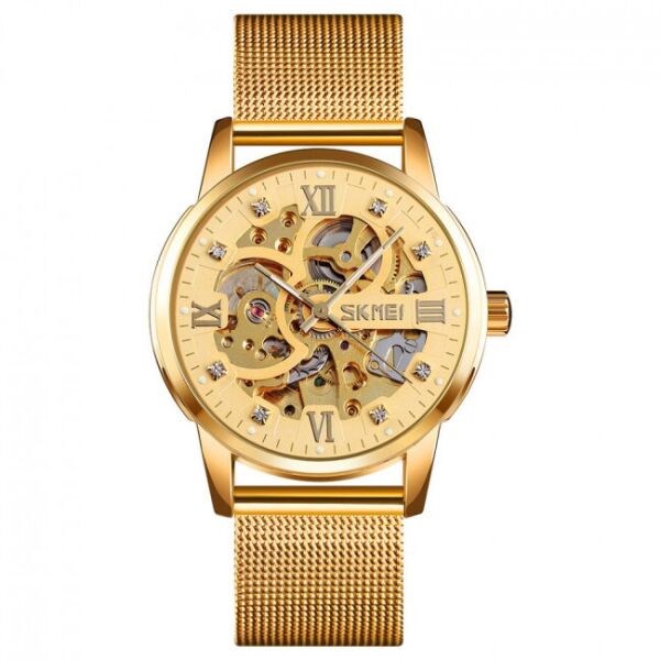 

Механические часы Skmei 9199 Skeleton Gold