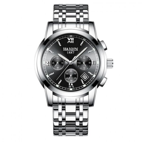 

Классические мужские часы Haiqin 8502 Silver black