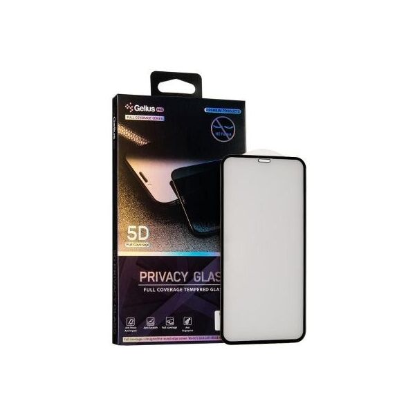 

Скло захисне Gelius Pro 5D Privasy Glass for iPhone 11 Black (00000075731)