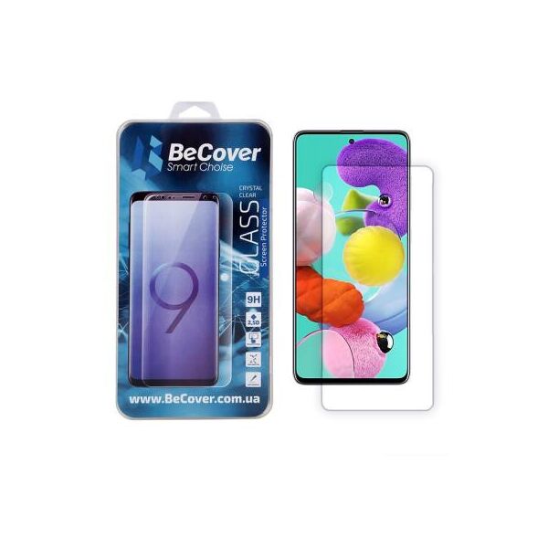 

Скло захисне BeCover Samsung Galaxy A51 SM-A515 Crystal Clear Glass (704669)