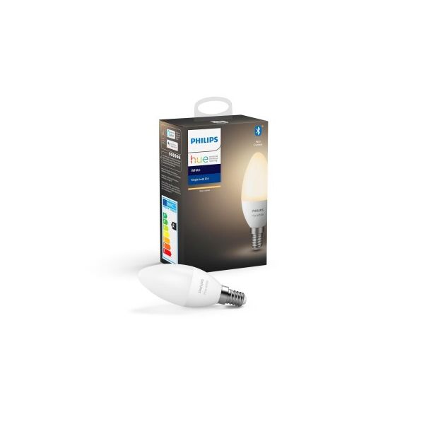 

Розумна лампочка Philips Hue E14, White, BT, DIM (929002039903)