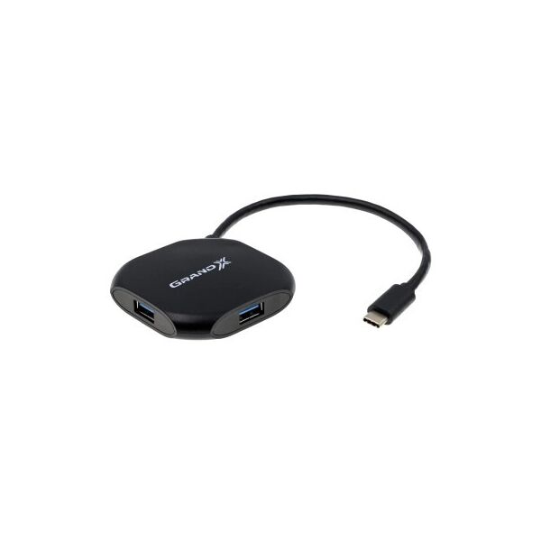 

Концентратор Grand-X Type- C to 4 x USB3.1 (GH-417)