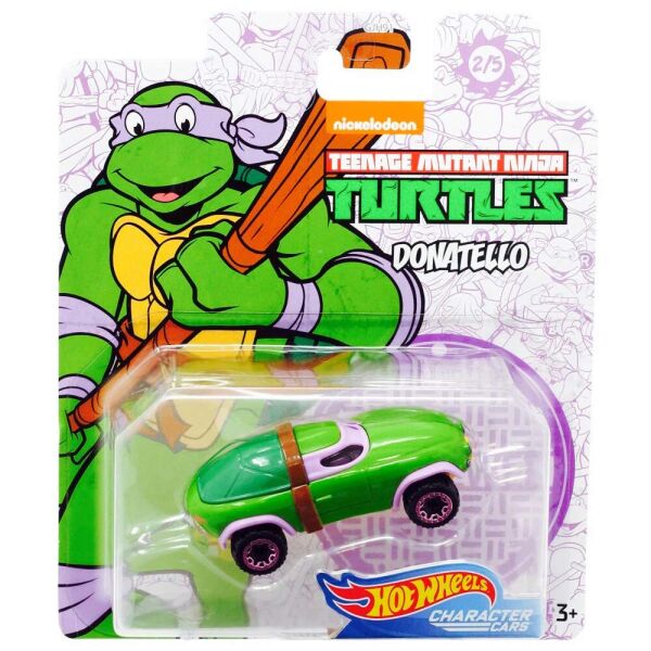 

Машина Донателло Черепашки Ниндзя TEENAGE MUTANT NINJA TURTLES DONATELLO HOT WHEELS CHARACTER CARS