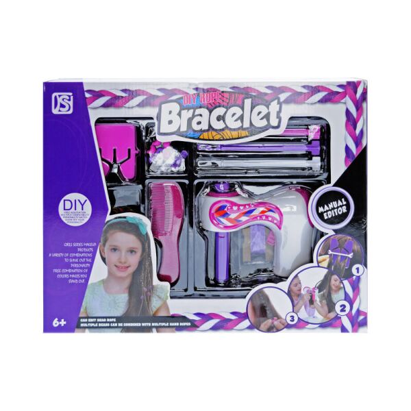 

Набор для плетения косичек "Bracelet" в коробке 892 р.40 * 8 * 30,5см.