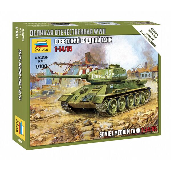 

Советский танк Т-34/85 1/100