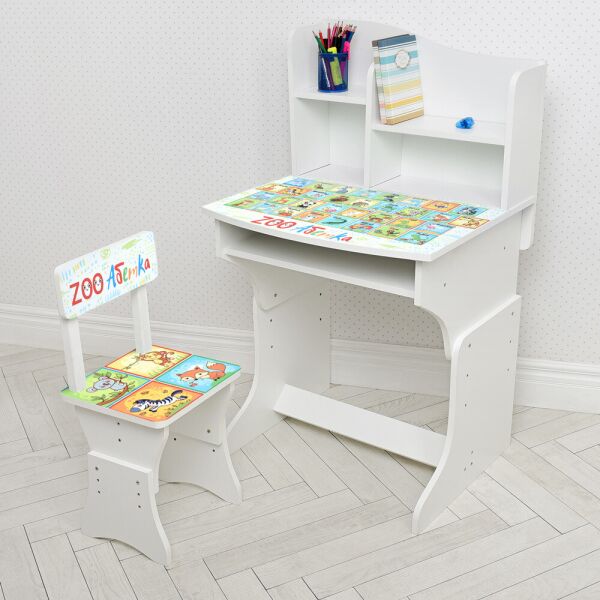 

Парта Bambi Алфавит 904-145 White / Color (904-145)