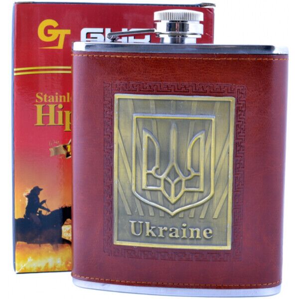 

Фляга из нержавеющей стали обтянута кожей Present Украина TP-16