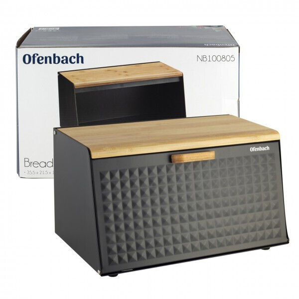 

Хлебница из бамбука и нержавеющей стали Ofenbach 35,5х21,5х19,5 MKM-100805
