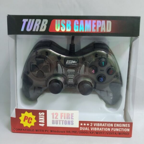 

Игровой манипулятор TURBO USB GAMEPAD DJ-900 джойстик для ПК Чёрный (41069)
