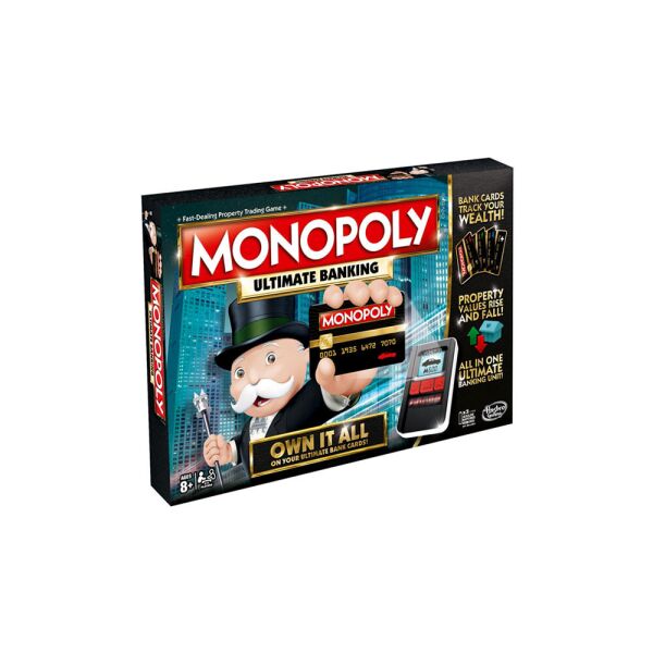 

Настольная игра Hasbro Монополия с банковскими картами обновленная (русский язык) Super (2572)
