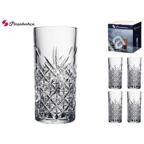 

Набор стаканов для коктейля Pasabahce MHL-52820 Timeless 4шт 295мл
