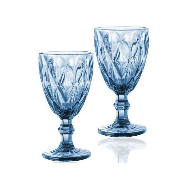 

Набор бокалов для вина SNT 6шт Грани 320мл кобальт 9457