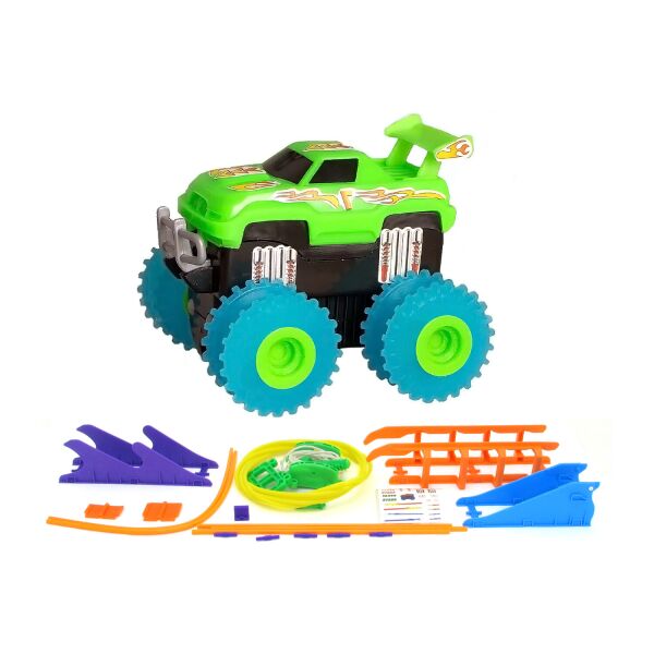 

Машинка на бат. Trix Trux набор с трассой зеленый (3331G)