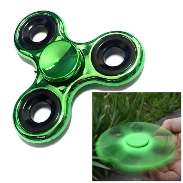 

Игрушка-антистресс ручной спинер Fidget Spinner спиннер вертушка, борьба с нервами Green (2727)