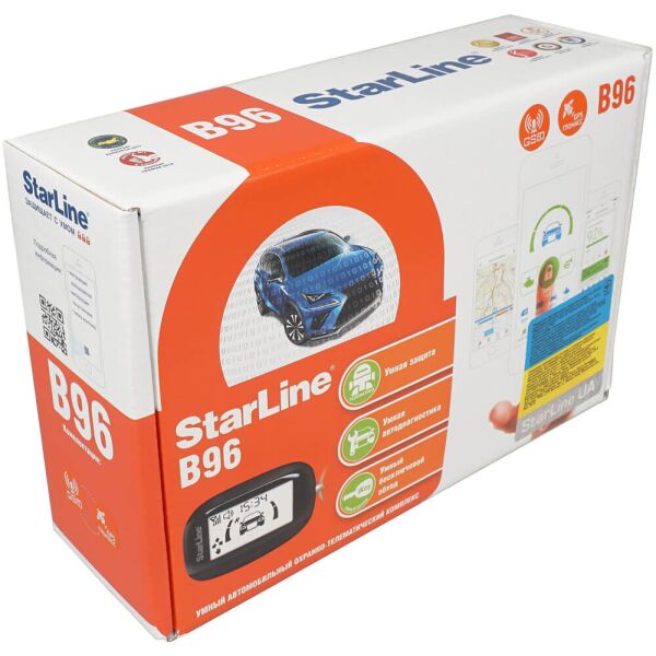 

Автосигнализация StarLine B96 BT 2CAN+2LIN GSM/GPS