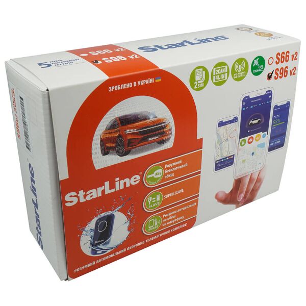 

Автосигнализация StarLine S96 V2 2CAN+4LIN GSM-GPS