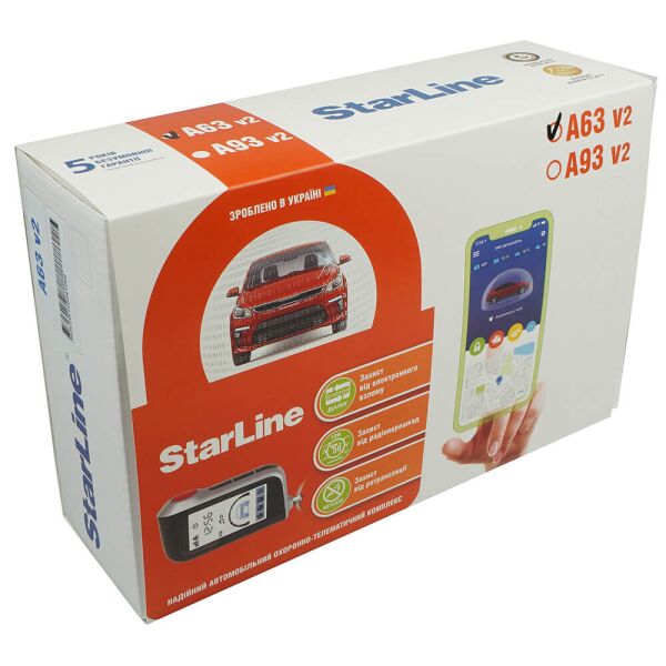 

Автосигнализация StarLine A63 V2