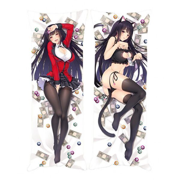 

Подушка Обнимашка Дакимакура Юмеко Джабами Безумный Азарт - Kakegurui 150х50 (13505)