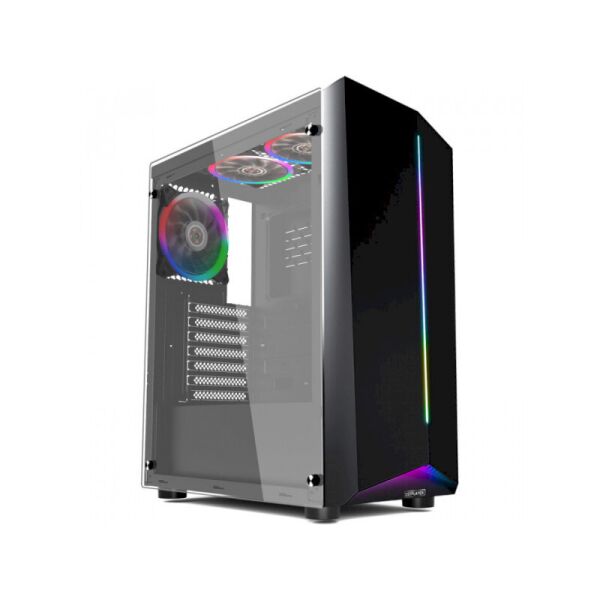 

Корпус 1stPlayer R6-A-3R1 Color LED Black без БП