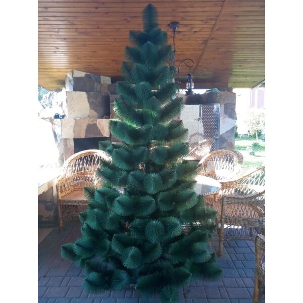 

Сосна c 3d эффектом искусственная "Изумрудно-зеленая" 2.1 м, пышная сосна из пластика, новогоднее дерево, елка.