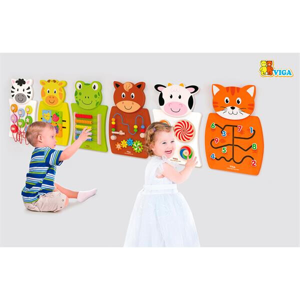 

Бизиборд Viga Toys Жираф с фруктами (50680FSC)