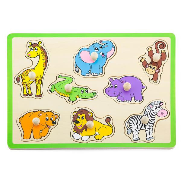 

Дерев'яна рамка-вкладиш Viga Toys Звірята (50019)