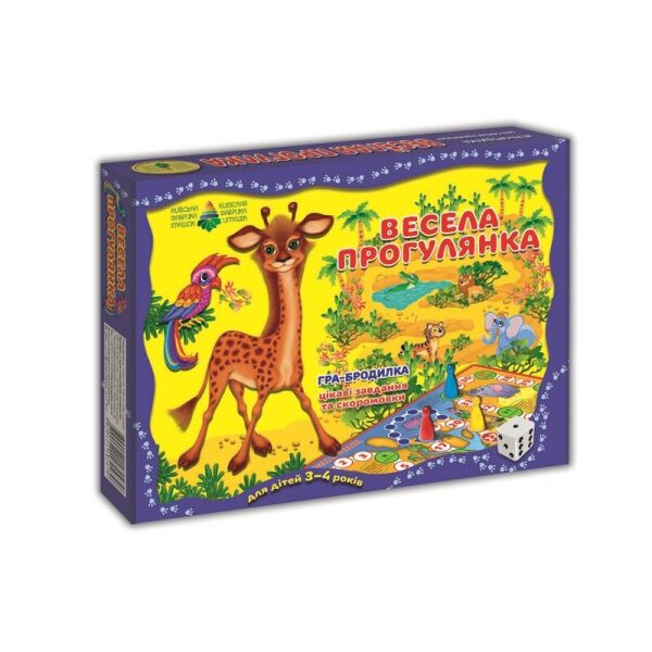

Детская настольная игра-бродилка Веселая прогулка 82470 от 4х лет