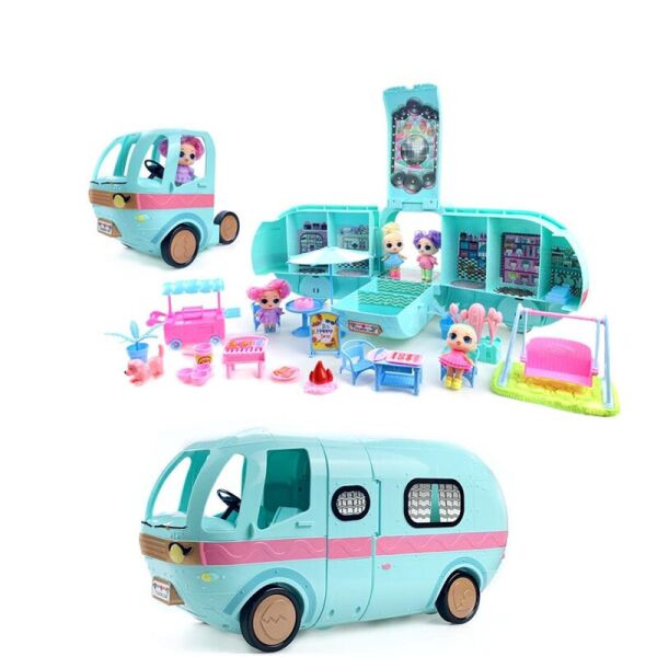 

Игрушечный Автобус для кукол Гламурний Кемпер BS002