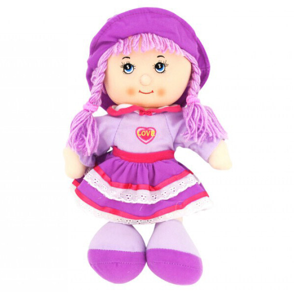 

Музыкальная кукла мягконабивная R0414 (Фиолетовый)