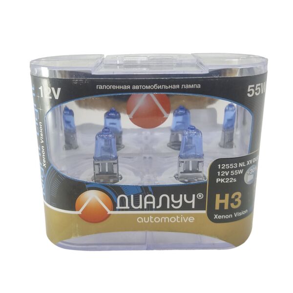 

Xenon Vision Лампы H-3 12V 55W P14,5S NLXV Лампы с эффектом ксенона Cool Blue Intense + 30% Kvarc-300