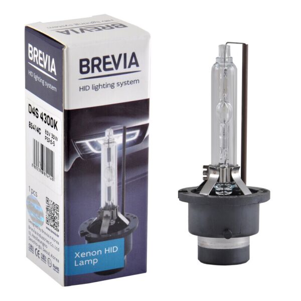 

Ксенонова лампа Brevia D4S 4300K, 42V, 35W PK32d-5, 1шт