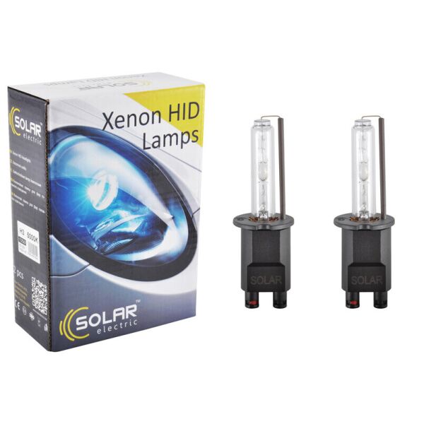 

Ксенонова лампа Solar H3 5000K, 85V, 35W PK22s KET, 2шт