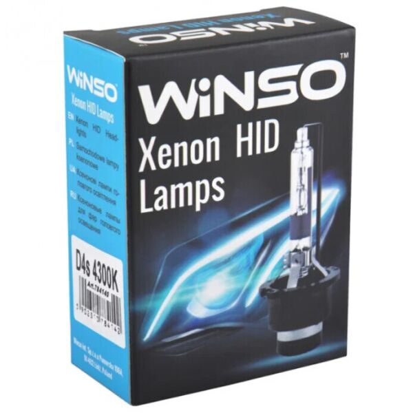 

Ксеноновые лампы Winso D4S 4300K 35W PK32d-5 784140 (комплект 2шт)