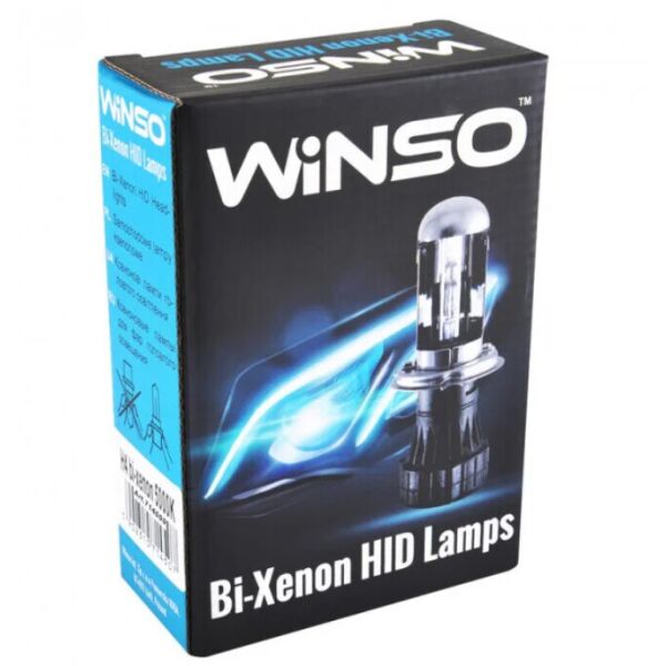 

Ксеноновые лампы Winso H4 bi-xenon 5000K 35W 714500 (комплект 2шт)