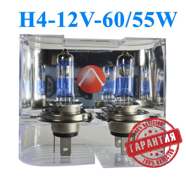 

Штатные Лампы цоколь H4 12V 60/55W P43T NLFS Лампы с эффектом ксенона Cool Blue Intense + 100%