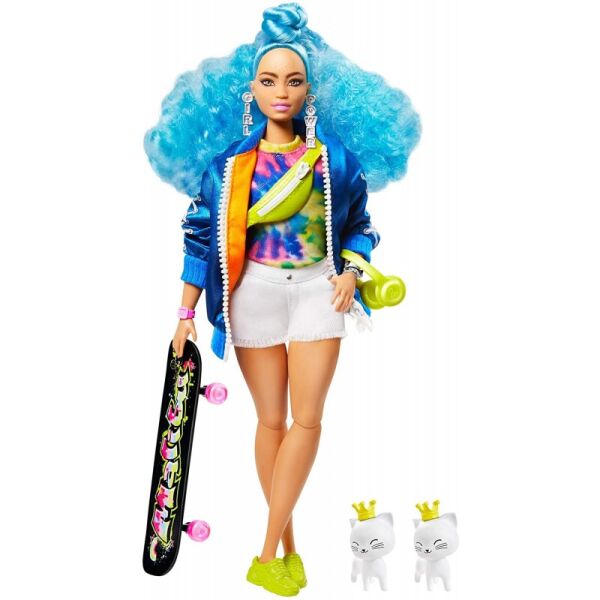 

Кукла Barbie Extra с голубыми кучерявыми волосами (GRN30) от Mattel