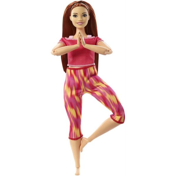 

Кукла Барби Made to move Рыжая в оранжевом топе (GXF04) от Mattel
