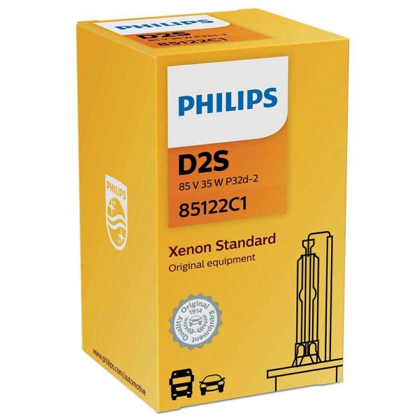 

Штатная ксеноновая лампа Philips D2S Xenon Vision 85122VIC1 35w 4600k