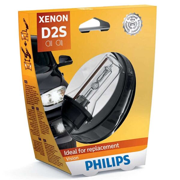 

Штатная ксеноновая лампа Philips D2S Xenon Vision 85122VIS1 35w 4600k