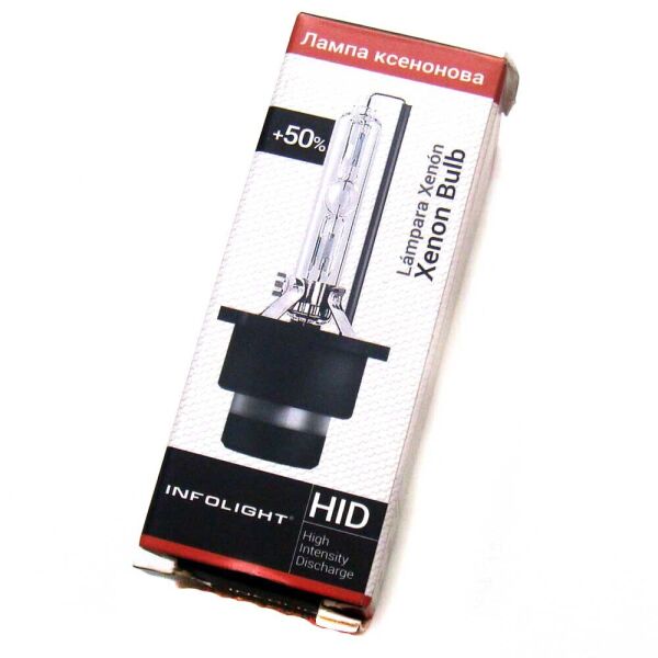 

Штатная ксеноновая лампа Infolight D2S +50% 35w 4300k