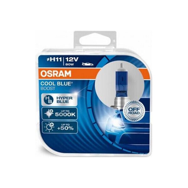 

OSRAM 62211CBB Cool Blue Boost H11 80W 12V PJ19-2 10X2 HardDuopet