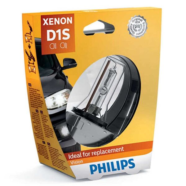 

Штатная ксеноновая лампа Philips D1S Xenon Vision 85415VIS1 35w 4600k