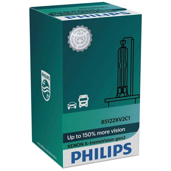

Штатная ксеноновая лампа Philips D1S Xenon X-tremeVision gen2 85415XV2C1 35w 4800k