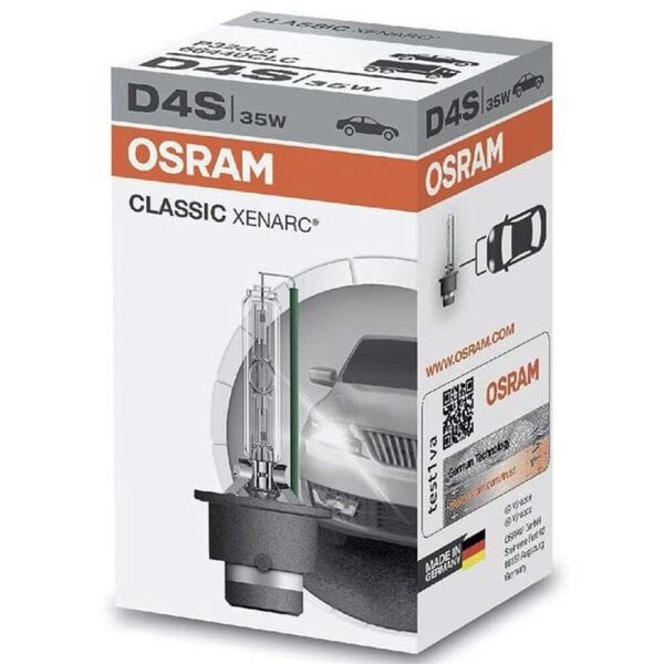 

Штатная ксеноновая лампа Osram D4S Xenarc Classic 66440CLC-FS 35w P32d-5 4150k