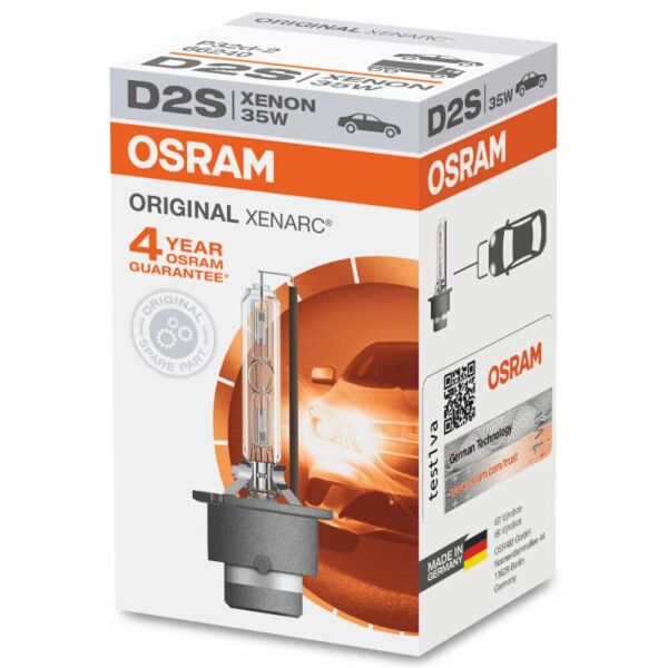 

Штатная ксеноновая лампа Osram D2S Xenarc Original 66240-FS 35w P32d-2 4500k