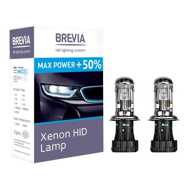 

Ксеноновые лампы BREVIA H4 5500K Max Power +50% (12450MP)